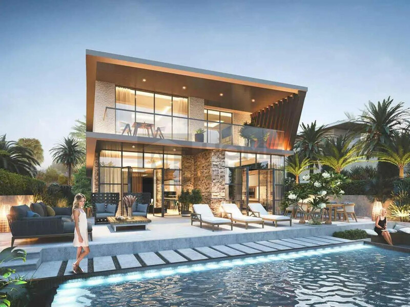 Townhouse for Sale in Santorini's - Damac Lagoons, Dubai - Mortgable | Single Row | Ready Soon at 3200000 AED