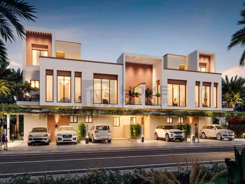Townhouse for Sale in Santorini's - Damac Lagoons, Dubai - Mortgable | Single Row | Ready Soon at 3200000 AED