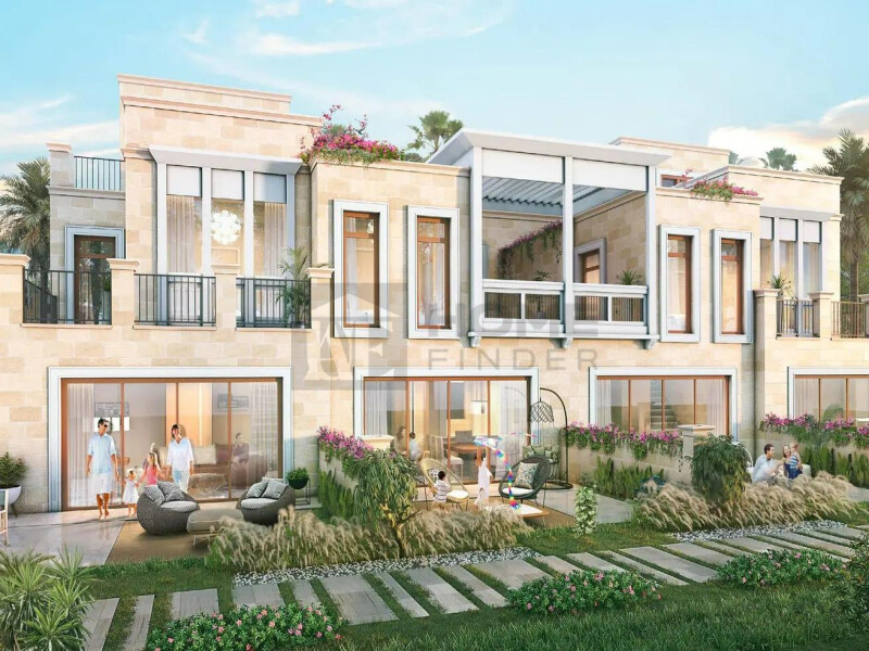 Townhouse for Sale in Santorini's - Damac Lagoons, Dubai - Mortgable | Single Row | Ready Soon at 3200000 AED