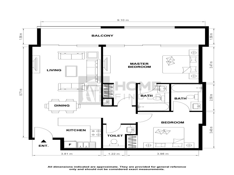 2BR Apartment for Sale in Ghalia Tower, JVC