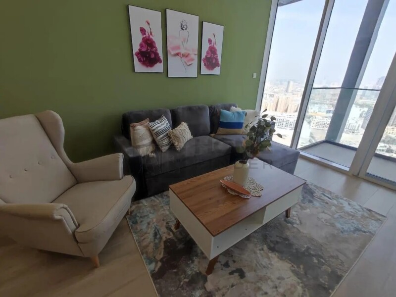 Furnished 1BR Apartment for Rent in Bloom Tower C | High Floor