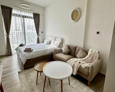 Apartment for Sale in Binghatti Corner - Jumeirah Village Circle, Dubai - Fully furnished I High return I Community Views at 740000 AED