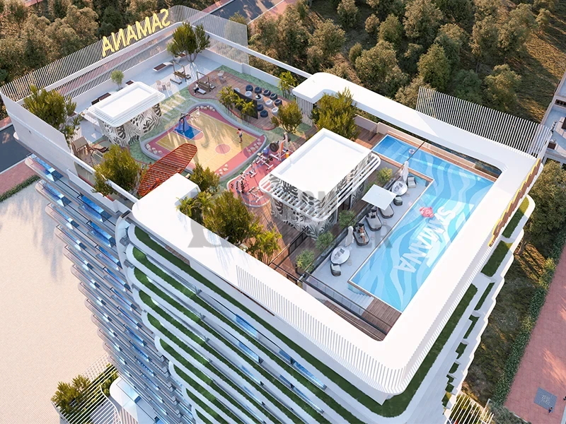 Apartment for Sale in Samana Park Meadows, Dubai Land Residence Complex