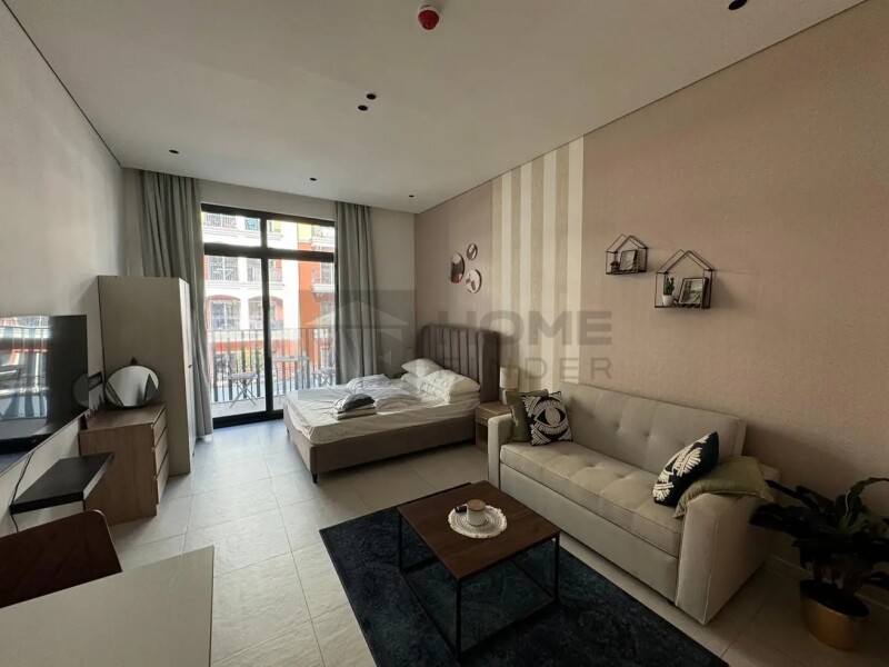 Apartment for Sale in Beverly Residence 1 - Jumeirah Village Circle, Dubai - Furnished Studio | Rented Unit | Balcony | Investor Deal | Beverly Residence JVC at 660000 AED