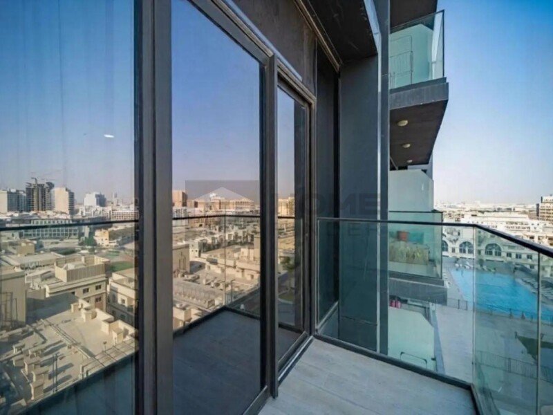 Apartment for Rent in Bloom Tower B - Jumeirah Village Circle, Dubai - Fully Furnished | Community View | Vacant at 74000 AED