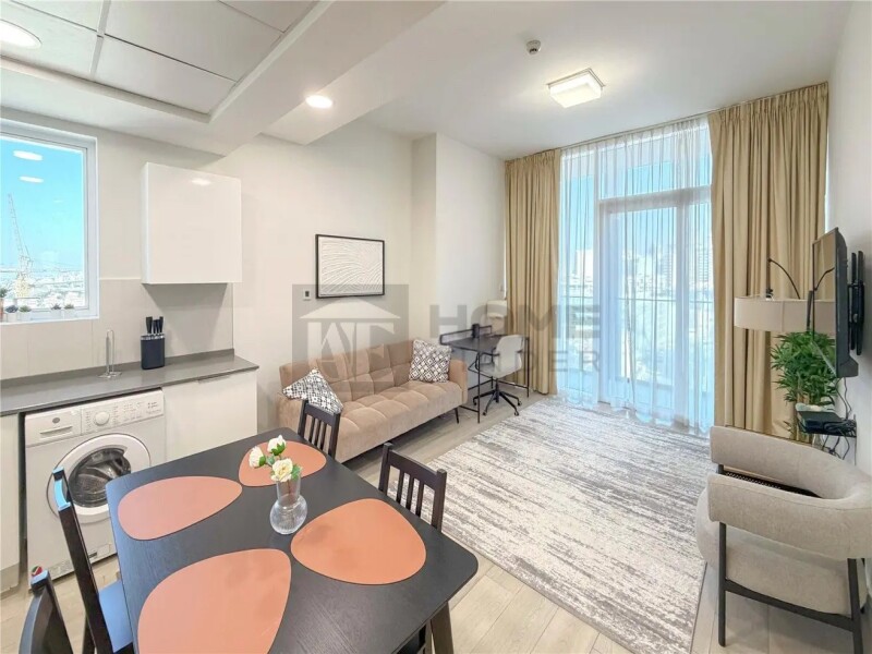 Apartment for Rent in Bloom Tower C - Jumeirah Village Circle, Dubai - Fully furnished |12 Cheques | Pool View at 81000 AED