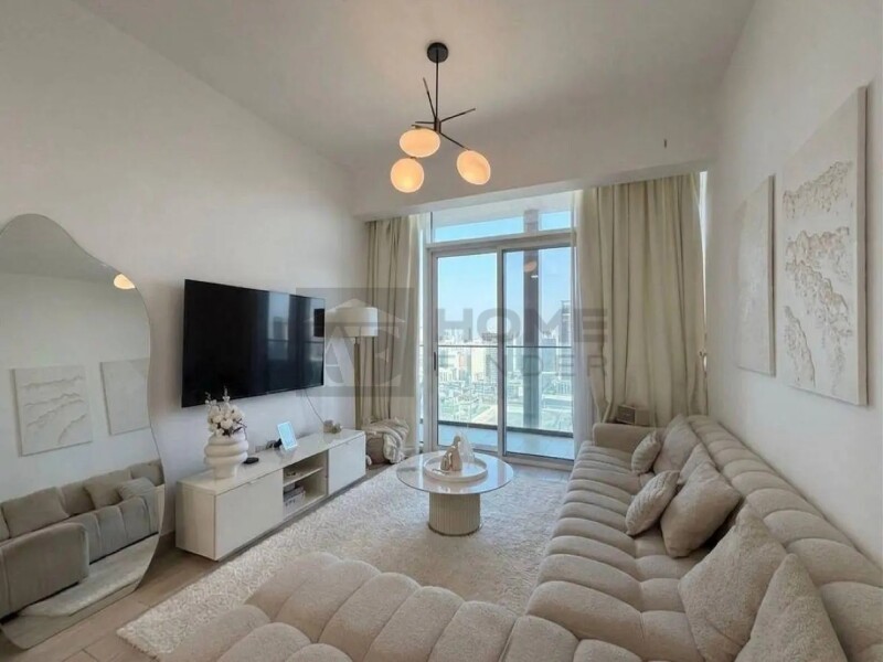 Apartment for Rent in Bloom Tower A - Jumeirah Village Circle, Dubai - Long L-shaped Balcony | UNFURNISHED | Vacant Soon at 138950 AED